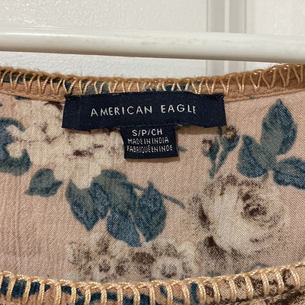 Pink Blouse With Flower Pattern - image 3